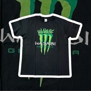 Wasabi Gekikara Humorous T-Shirt Japan Import Black Monster Unisex XL New